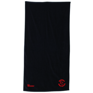 J. Dolphins Towel, black